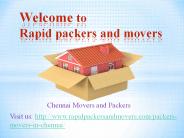 packers and movers chennai charges