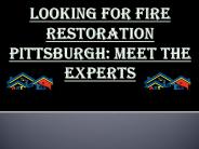 Fire restoration Pittsburgh