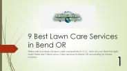 9 Best Lawn Care Services in Bend OR