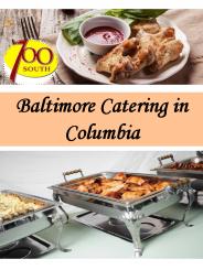 Baltimore Catering in Columbia