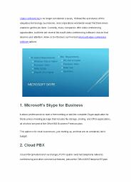 5 Microsoft Video Conferencing Software Choices