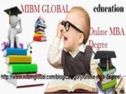 (MIBM GLOBAL) Online MBA degree in India