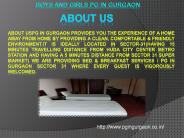 Boy PG Sector 31 Gurgaon