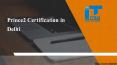 Prince2 Certification in Delhi PowerPoint PPT Presentation