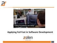 Applying Fail Fast in Software Development