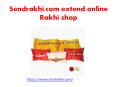 Sendrakhi.com offer latest range of rakhi for brother with free shipping charge!!