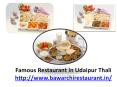 Famous Restaurant in Udaipur Thali PowerPoint PPT Presentation