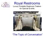 Luxury Portable Restrooms