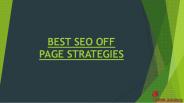 BEST SEO OFF PAGE STRATEGIES