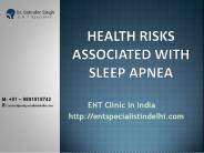 Health risks associated with sleep apnea