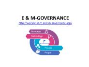 Top E governance projects in india