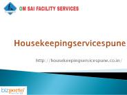 High-quality Housekeeping Services Provider in Pune