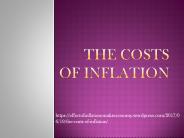 THE COSTS OF INFLATION