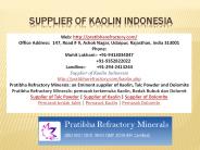 Supplier of kaolin Indonesia