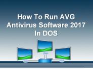 How To Run AVG Antivirus Software 2017 In DOS