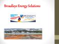 Broadleys Energy Solutions PowerPoint PPT Presentation