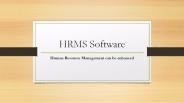 HRMS Software