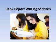 Book Report Writing Services