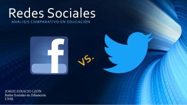 Usos de Facebook y Twitter