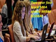 Two year fast track MBA online