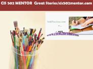 CIS 502 MENTOR  Great Stories/cis502mentor.com PowerPoint PPT Presentation