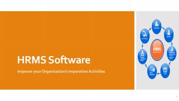 Manage your HR functions with HRMS Software