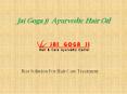 Jai gogaji ayurvedic hair regrowth treatment