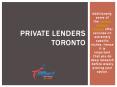 All that you need to know about private lenders Toronto. PowerPoint PPT Presentation