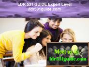 LDR 531 GUIDE Expert Level - ldr531guide.com