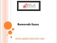 Removals Essex - www.appleremovals.com
