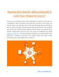Apache Solr Search: Why Integrate It with Your Magento Store? PowerPoint PPT Presentation