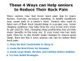 These 4 Ways can Help seniors to Reduce Their Back Pain PowerPoint PPT Presentation