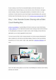 2 Ways to Do Remote Screen Sharing on Mac