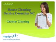 House Cleaning Service Cornelius Nc
