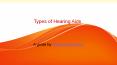 Types of Hearing Aids PowerPoint PPT Presentation