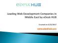Top Web Development Companies in Middle East - 2017  | eDesk HUB PowerPoint PPT Presentation