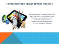 7 Effective Web Design Trends For 2017 PowerPoint PPT Presentation