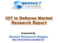 IOT in Defense Market - North America to Dominate the Market by 2022 PowerPoint PPT Presentation