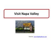 Visit Napa Valley