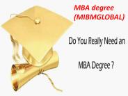 Do You Really Need an MBA degree