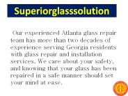 Window glass replacement Atlanta