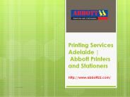 Printing Services in Adelaide