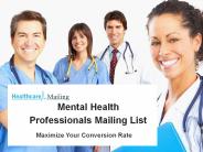 Mental Health Professionals Mailing List