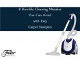 8 Horrible Cleaning Mistakes You Can Avoid with Easy Carpet Sweepers PowerPoint PPT Presentation