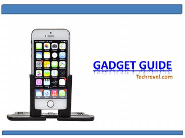 Online Gadget Guide