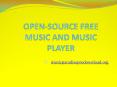 Open-source Free music and Music player
