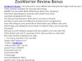 ZooWarrior Review Bonus PowerPoint PPT Presentation