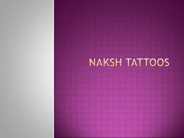 Tattoos in Hyderabad