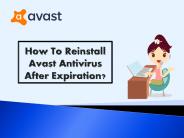 How to reinstall Avast antivirus after expiration?