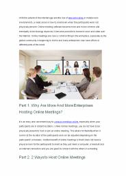 3 Best Online Meeting Software